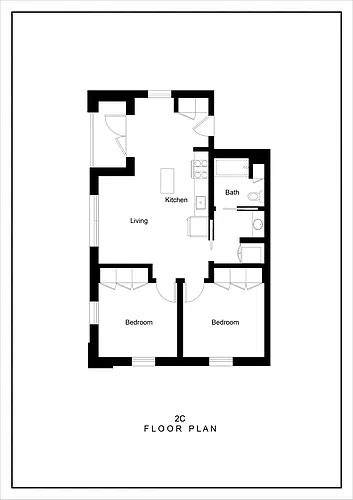 Floor plan 2C