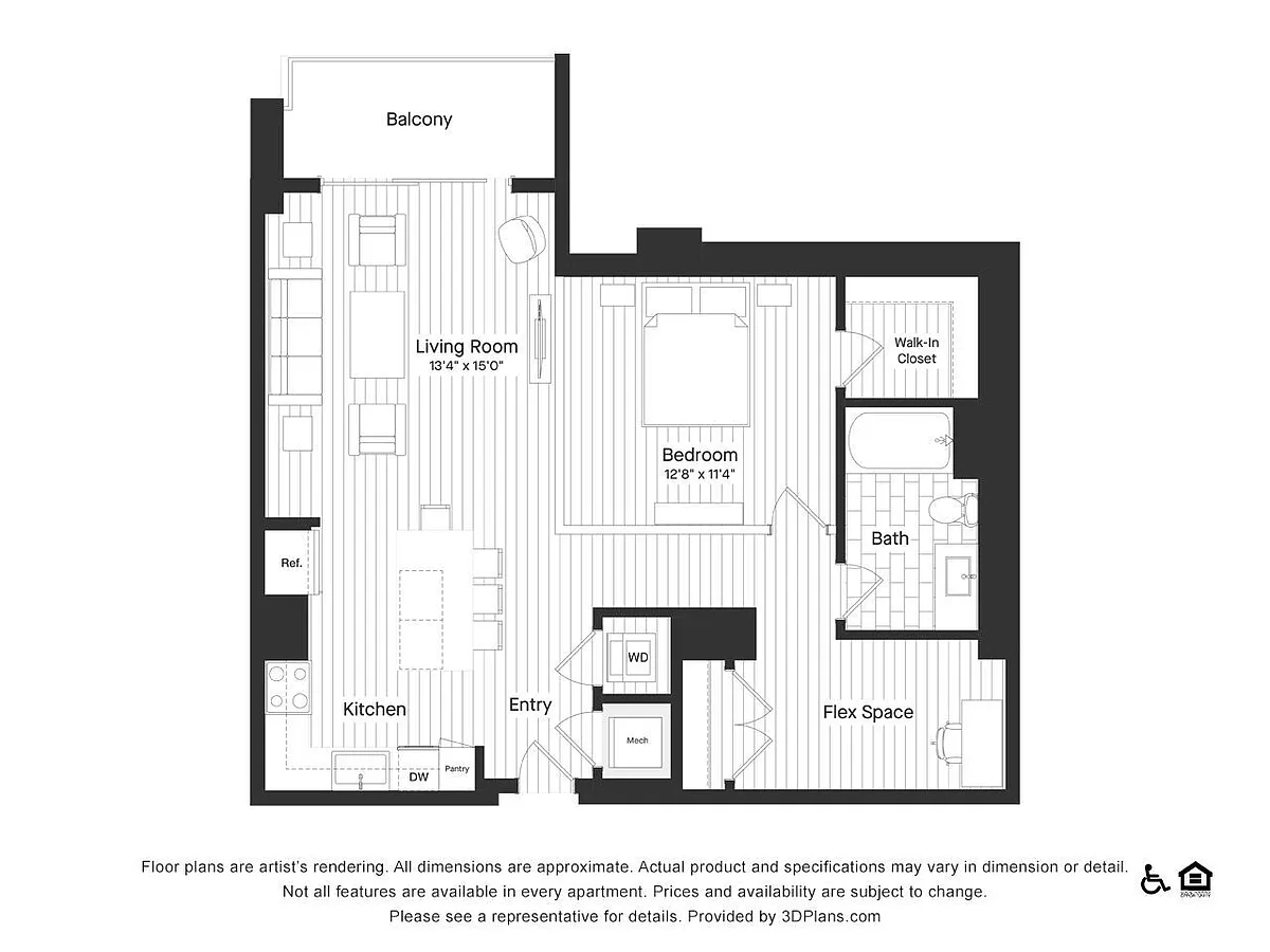 Floor plan 1H