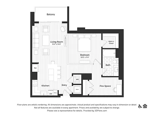 Floor plan 1H