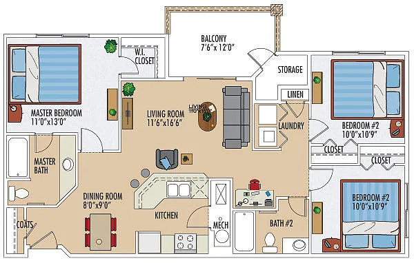 Floor plan Madison