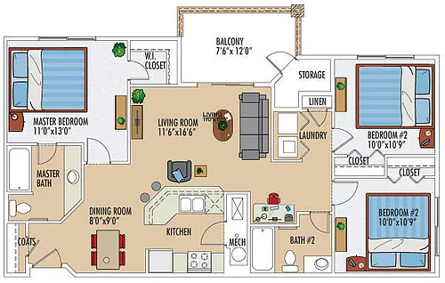 Floor plan Madison