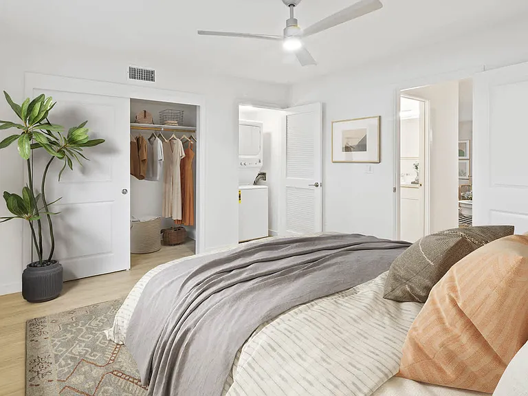 Bedroom with Hard Surface Flooring