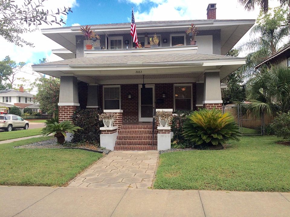 Large Front Porch Entrance Post Street