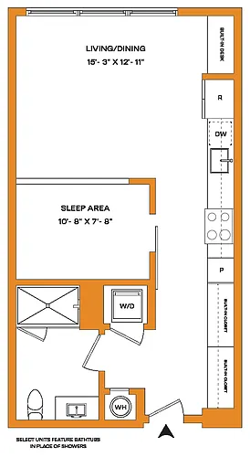 Floor plan Studio-S2 Mason