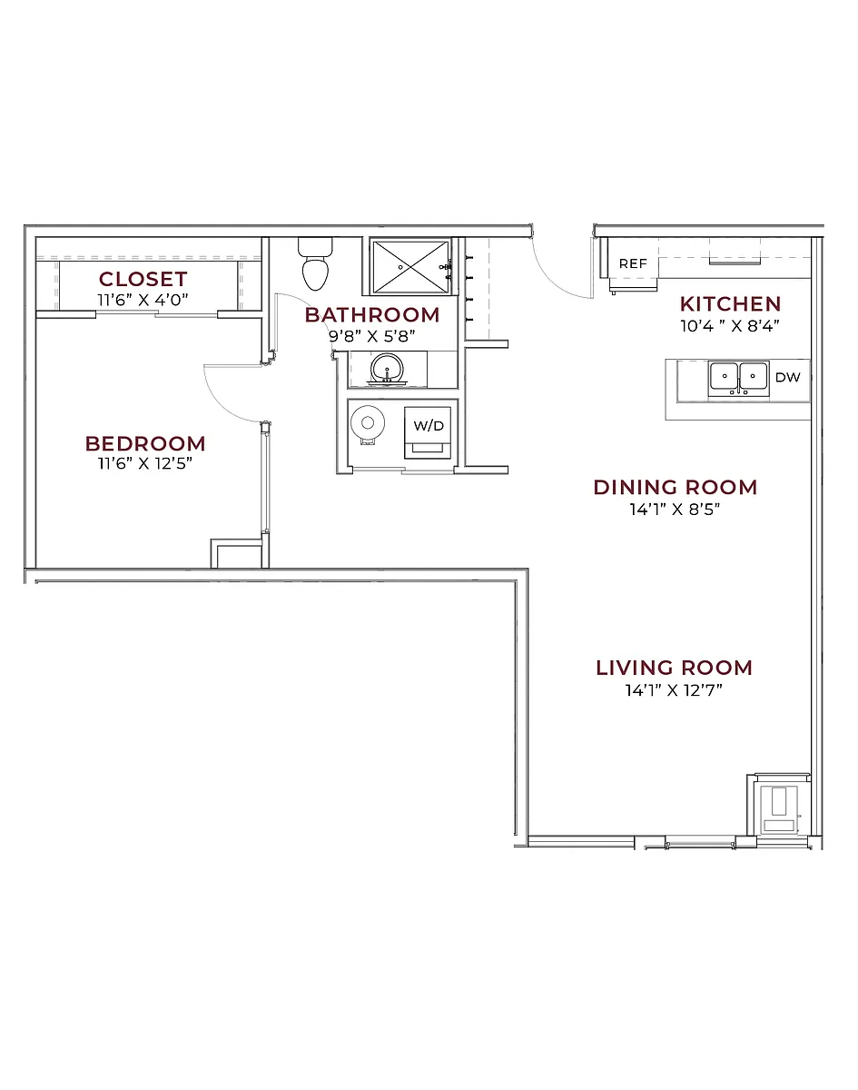 Floor plan The Oasis