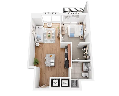 Floor plan A3a