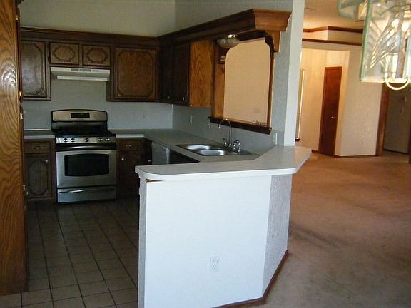 New sink - just installed. Open kitchen w/ plenty of cabinets