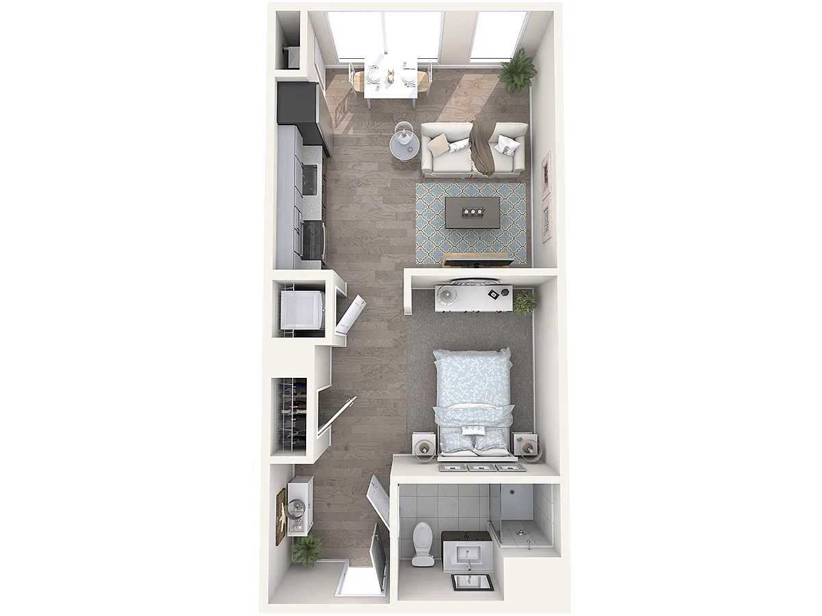 Floor plan Watermark B1-L1.2