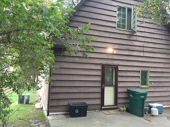 Back door of house