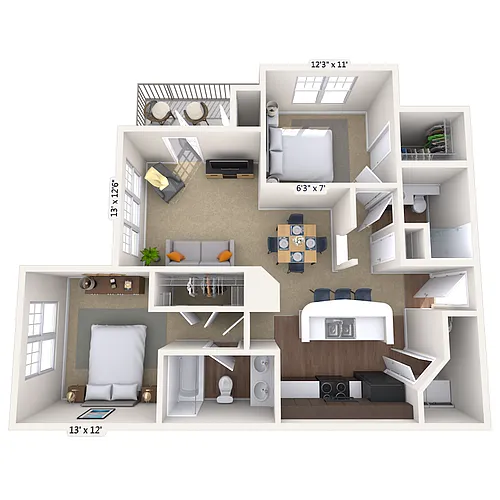 Floor plan Windmill Palm