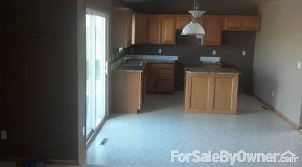 kitchen and dining area