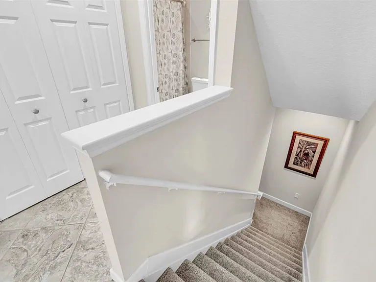 This second staircase leads you to you private garage space for seamless indoor access