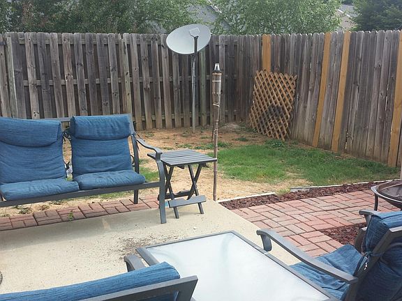 Large rear patio