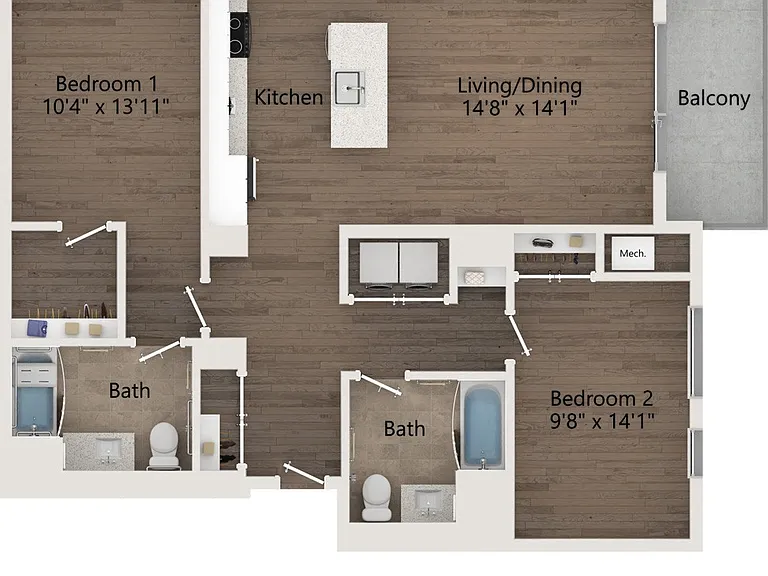 23rd Place Apartments - Market Rate Apartments — Photo 70