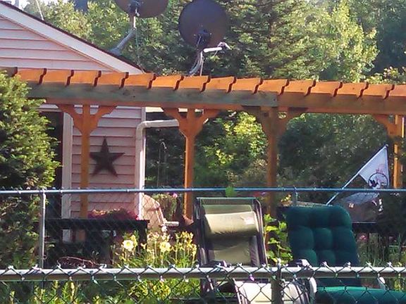 new custom pergola