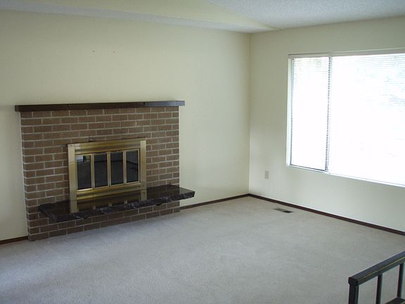 Living room fireplace