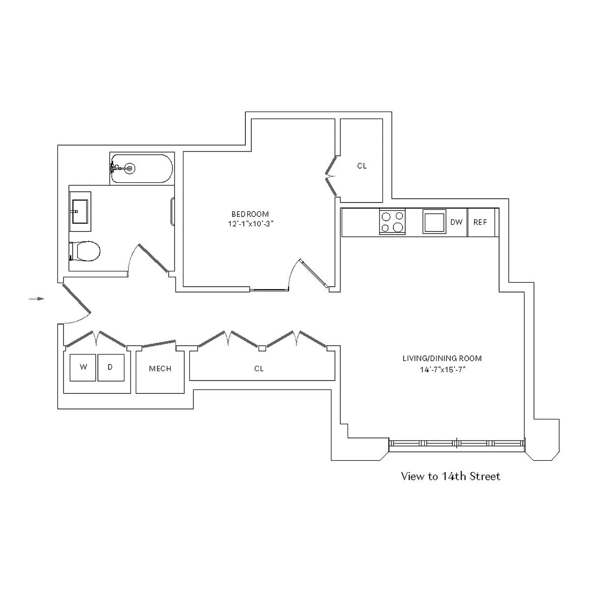 Floor plan AJ7