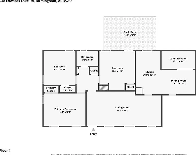 3 bed, 1.0 bath, 1084 sqft, $1,150 — Photo 2