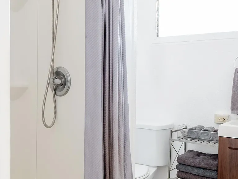 Get ready in our newly renovated bathrooms.