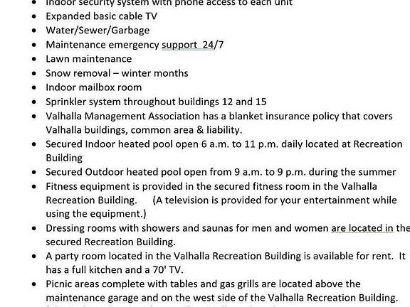 Cable & internet incl in HOA