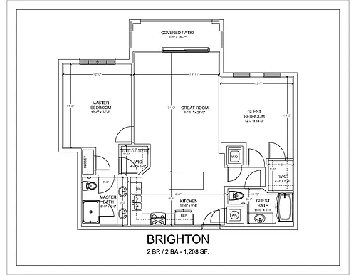 Floor plan Brighton*