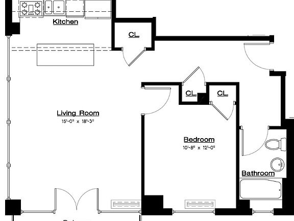 2nd image of 203 E 121st St #605