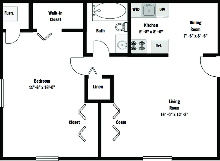 1 Bedroom Standard 1 Bedroom Standard