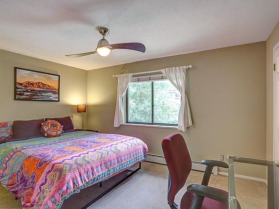 King bed in master bedroom