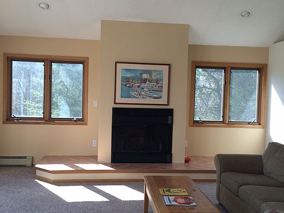 living room fireplace