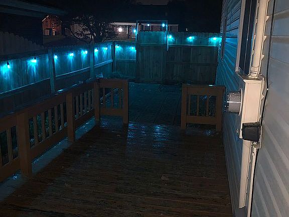 Deck facing east