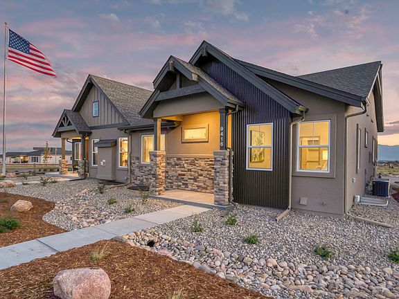Solstice in Colorado Elevation with upgraded metal siding