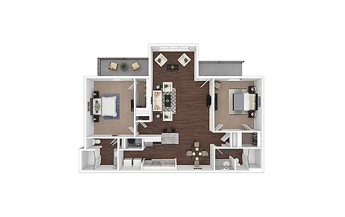 Floor plan Cedar - Renovated