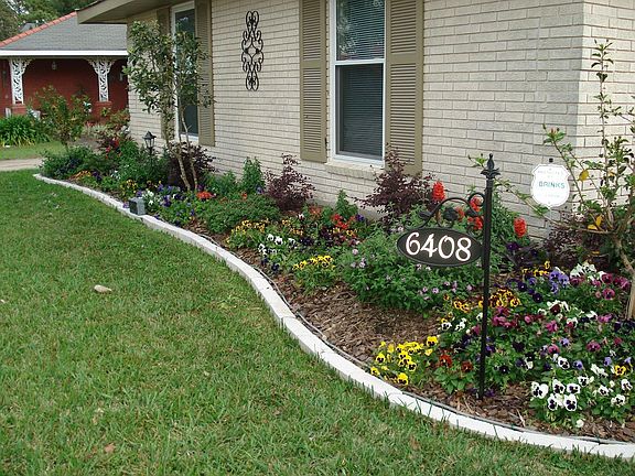 Front flower bed