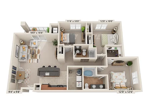 Floor plan The Bayberry