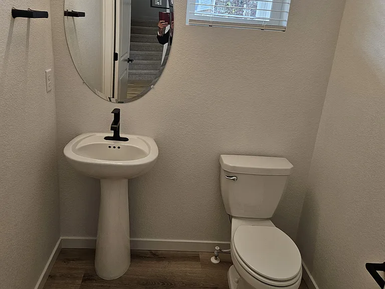 Downstair Bathroom as you come in the door