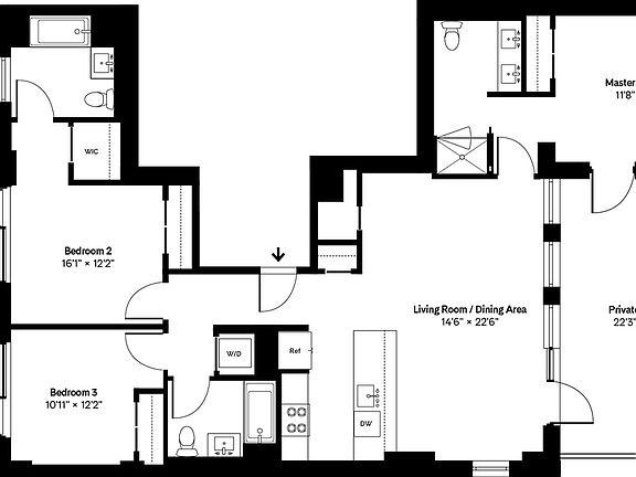 2nd image of 146 Pierrepont St #15D