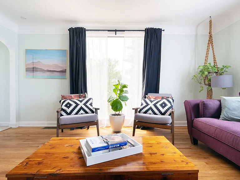 large living room, natural light