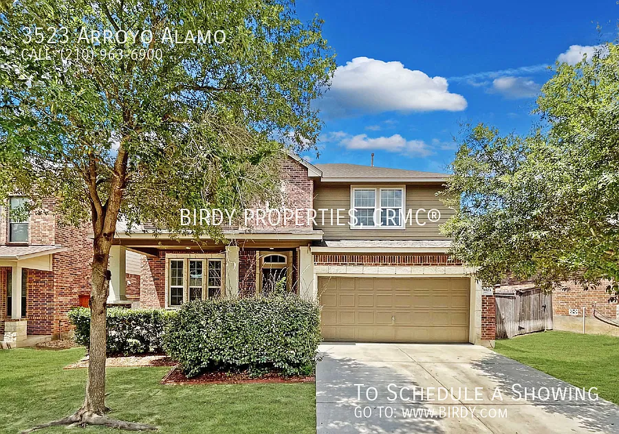 "Spacious 4-Bedroom Home with Fireplace at 3523 Arroyo Alamo, San Antonio 3001 Sq Ft, 3.5 Baths!" — Photo 1