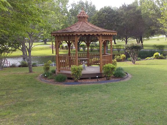 Gazebo Behind the Pond