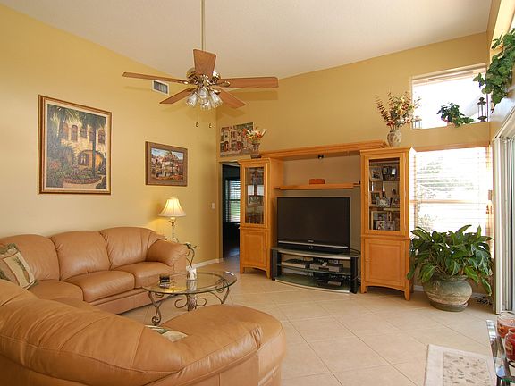 Family room with views of the pool