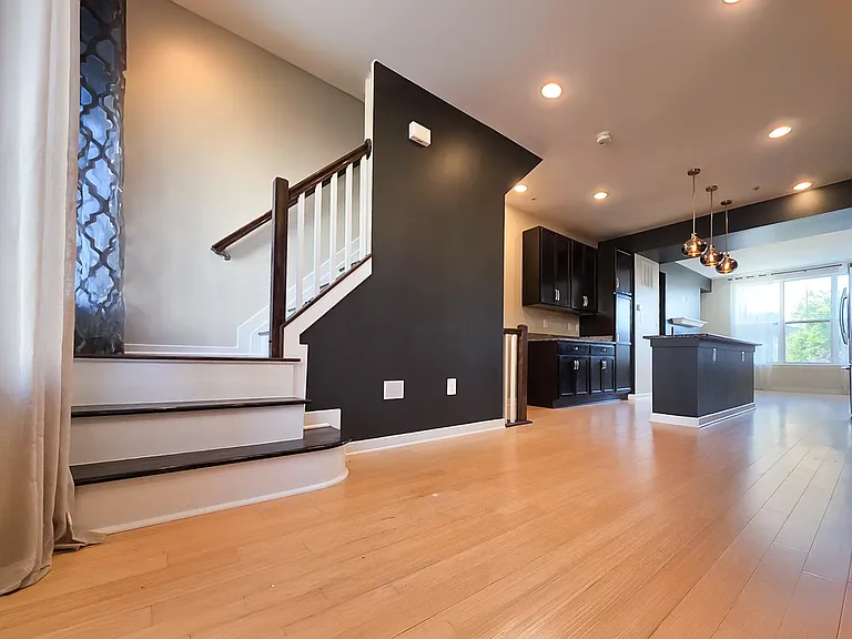 Dining room area; access to third level