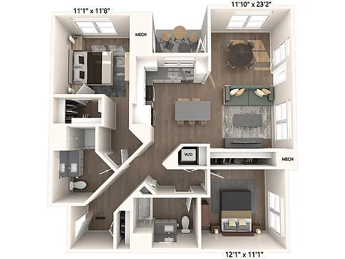 Floor plan BM14-alt a-Upgrade