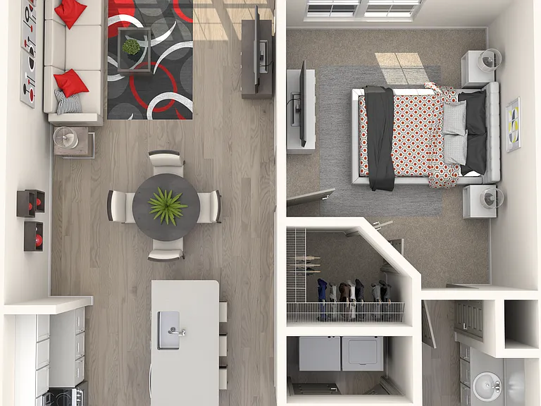 1 Bedroom | 1 Bedroom | 749 SF 1 Bedroom | 1 Bedroom | 749 SF