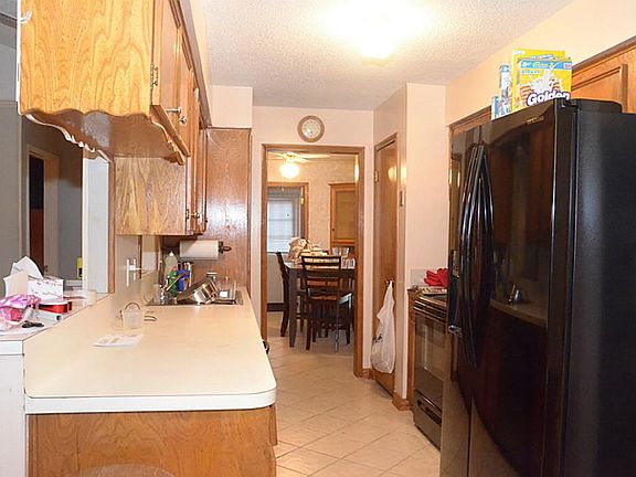 Kitchen open to living room and the dining area