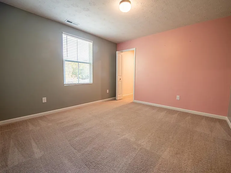 Bedroom 3 with Walk In Closet and a Fantastic View of the Backyard and Woods!
