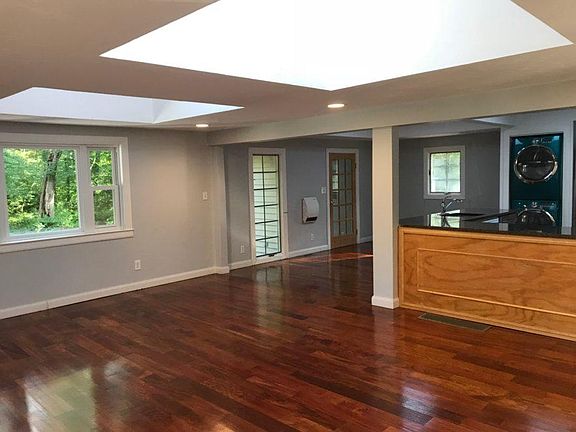 kitchen and living room