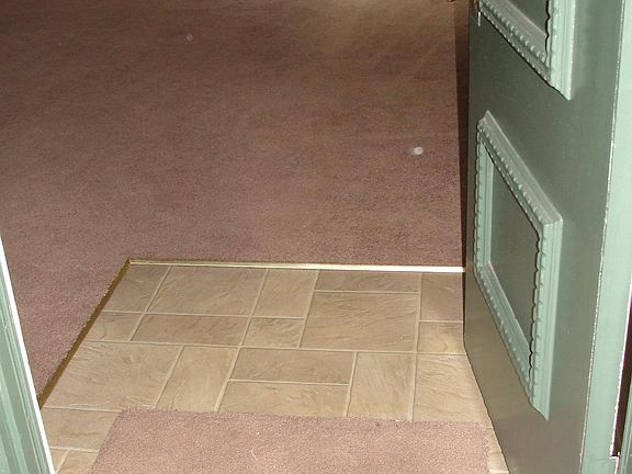 Entrance to unit - living room.