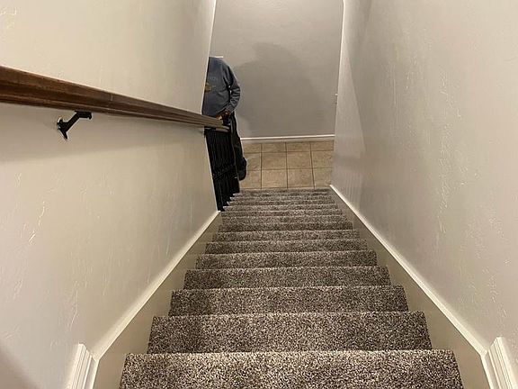 Looking down to first floor