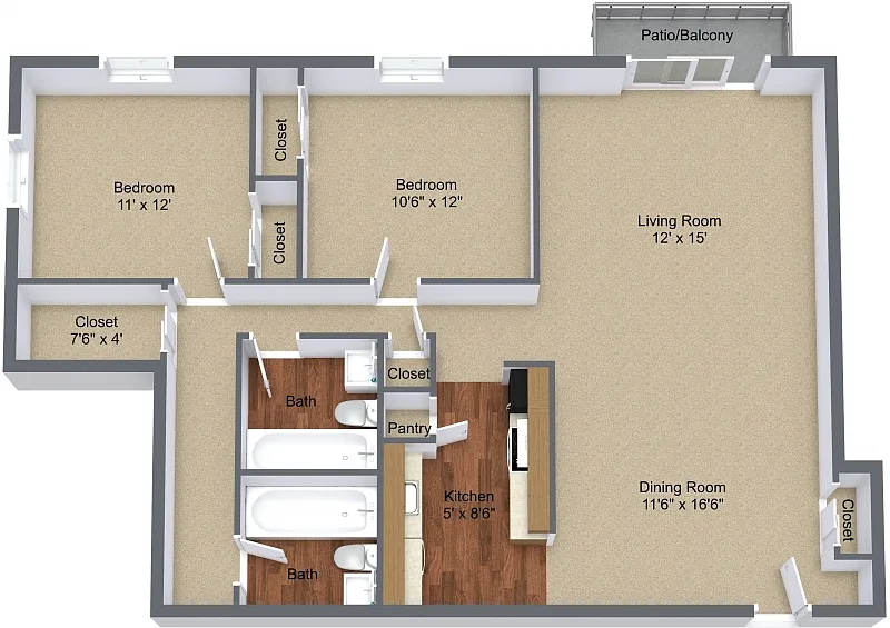 Floor plan Willow Vista