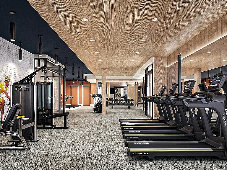 Rendering of the Phase II Fitness Center